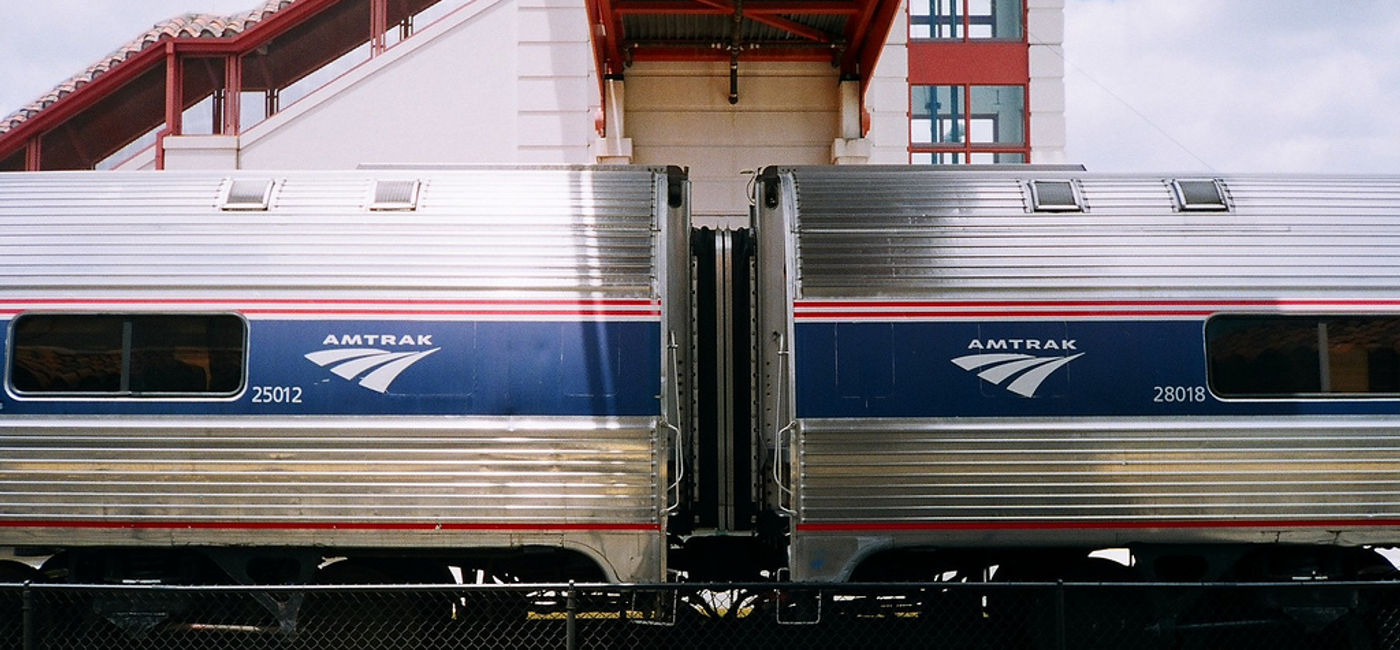 Image: PHOTO: Amtrak train cars. (photo via Flickr/Phillip Pessar)