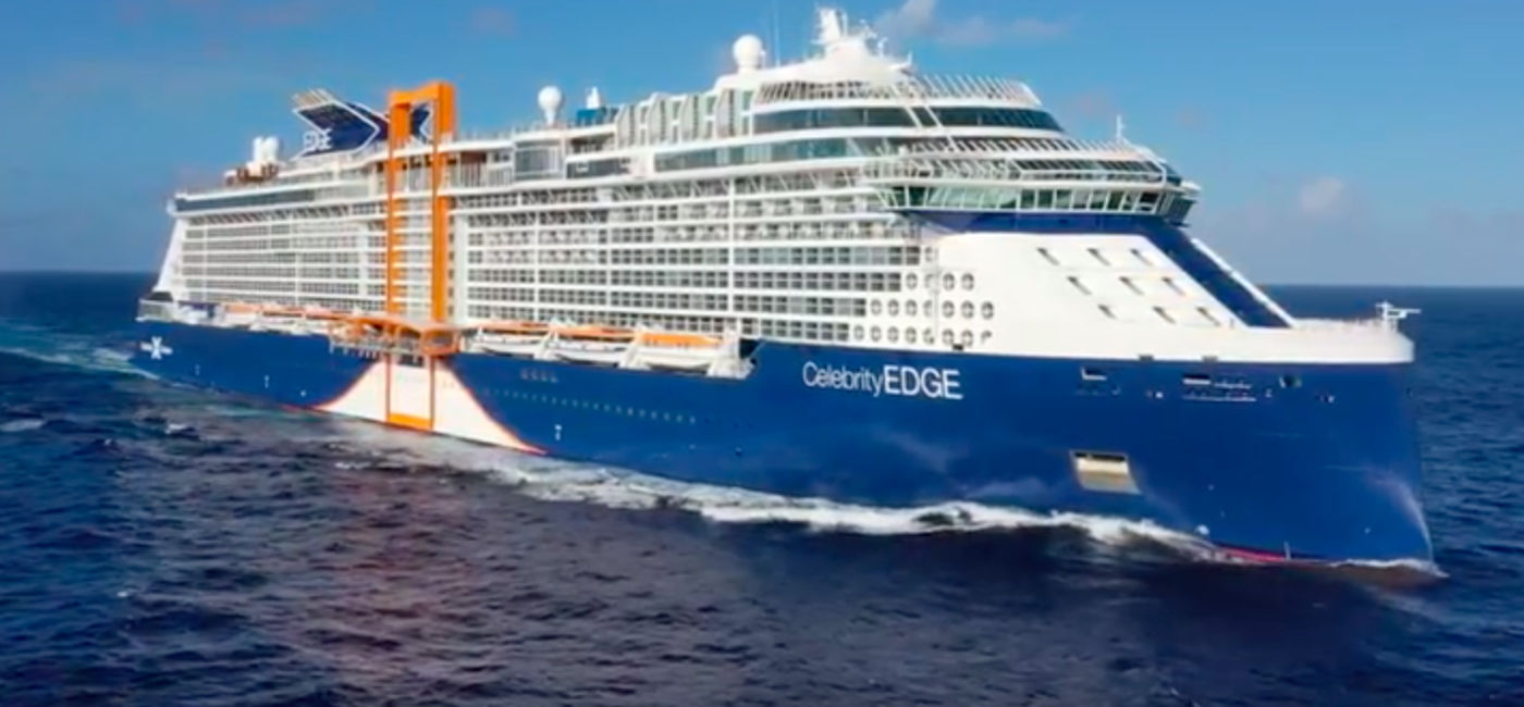 Image: Celebrity Edge à toute vapeur (Source: le Celebrity Edge)