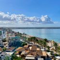 Hotels line the beach in Palma, Mallorca