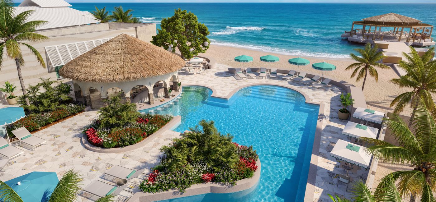 Image: A rendering of Sandals Montego Bay following a renovation. (Photo Credit: Sandals Resorts)