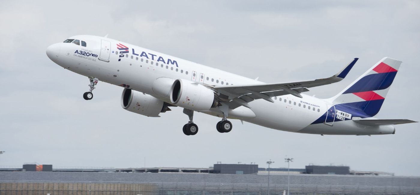 Image: LATAM airplane. (Photo Credit: LATAM Airlines)