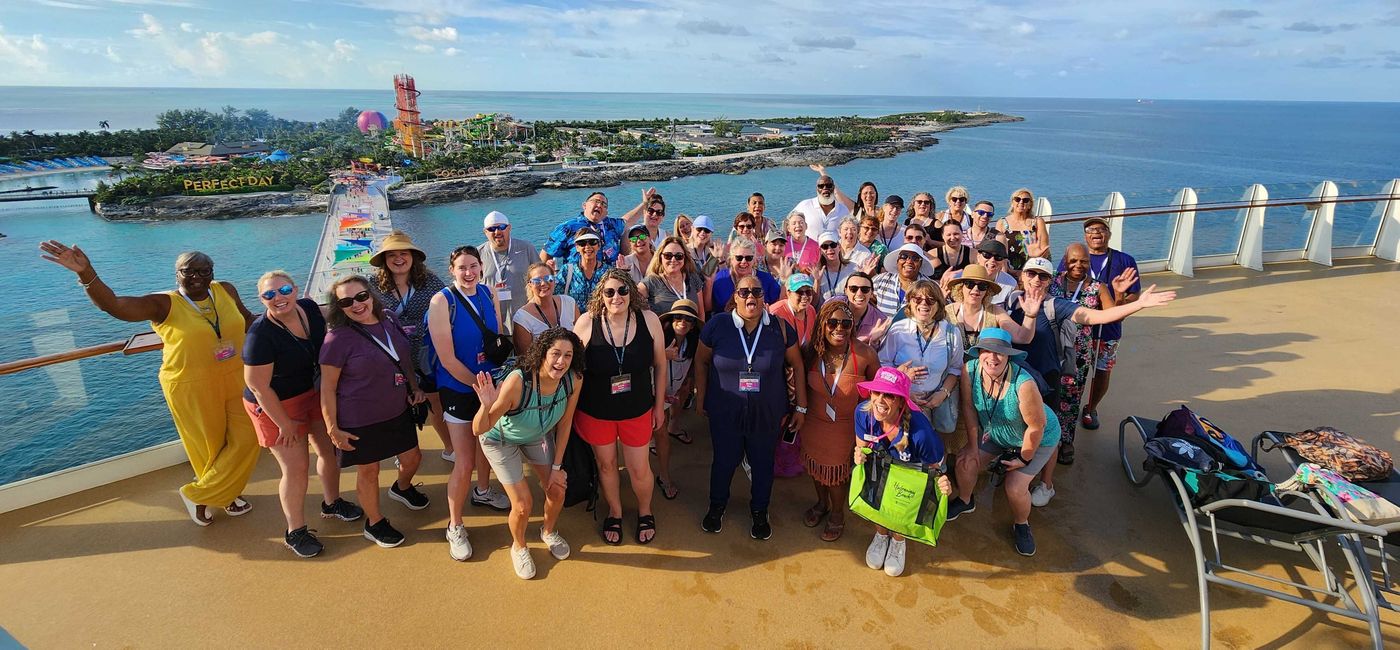 Image: A group sailing with Royal Caribbean (Photo Credit: KHM Travel Group)