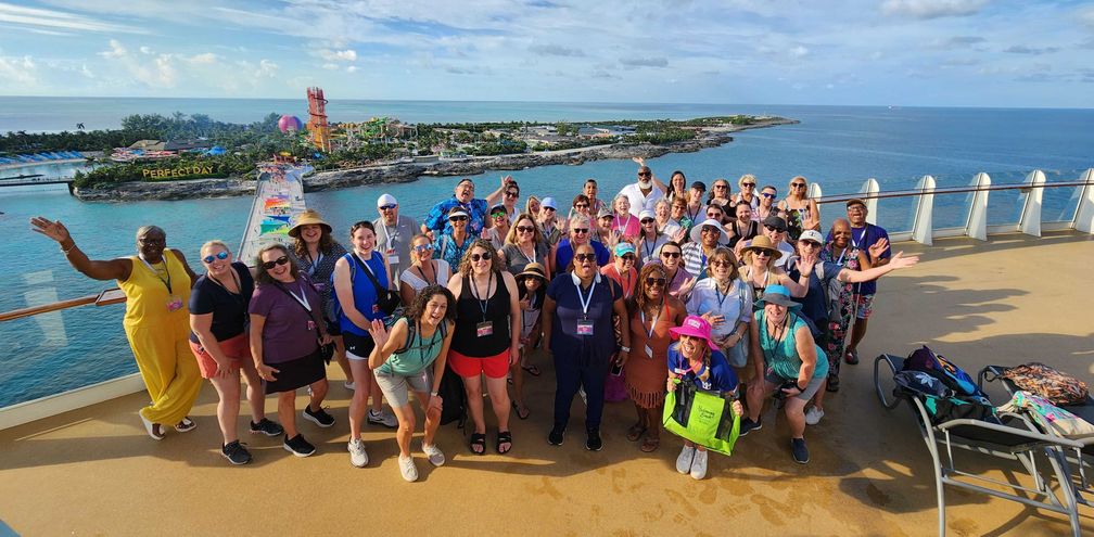 A group sailing with Royal Caribbean
