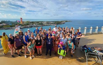 A group sailing with Royal Caribbean