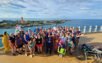 A group sailing with Royal Caribbean