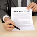 Assurance voyage (Travel insurance illustration in French)