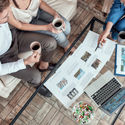 Travel advisor working with clients