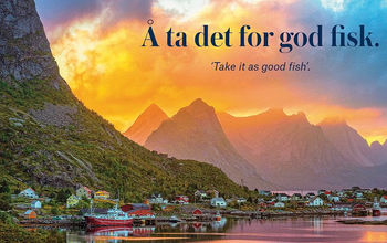 One of the images from Hurtigruten's new "Norwegianess" brand campaign