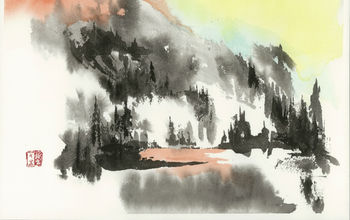 Jasper fire painting
