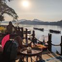 Luang Prabang sunset on the Mekong