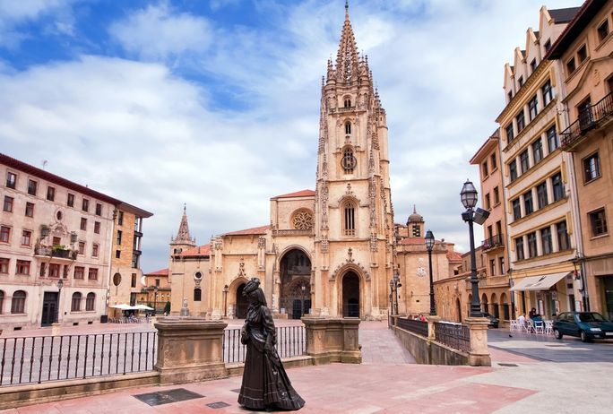 oviedo, cathedral, spain 