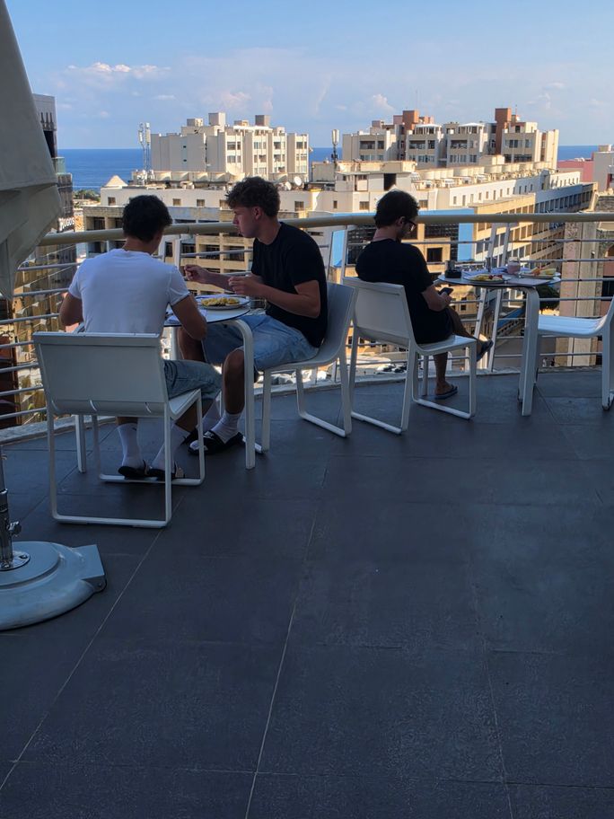 Intercontinental Malta club floor terrace Intercontinental Malta club floor terrace