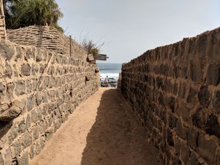 Dakar beach path