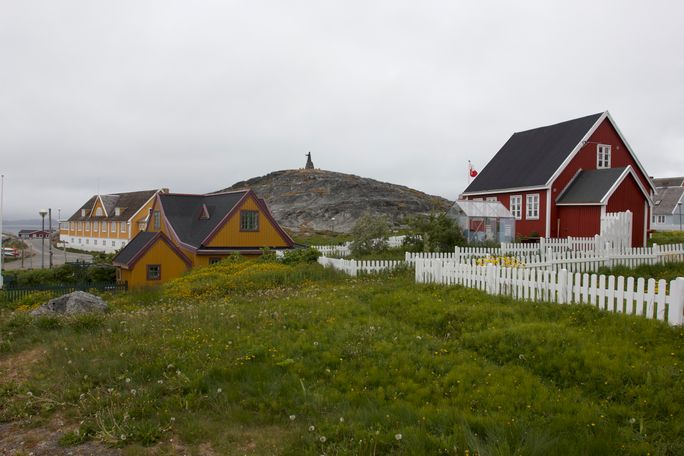 Houses in Nuuk, Greenland