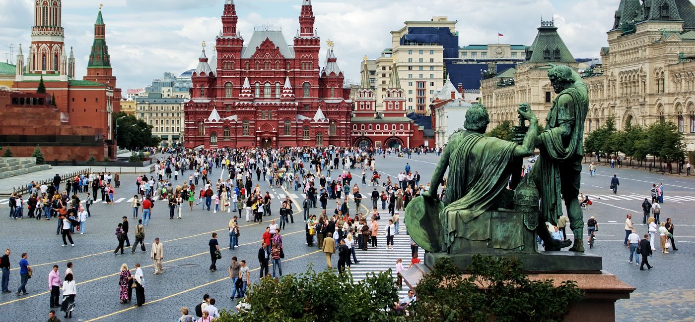 Image: Red Square in Moscow, Russia. (Photo Credit: Helen Filatova/Adobe)