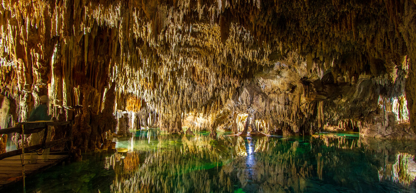 Image: Cenote in Riviera Maya (Photo via Eric Lindberg)