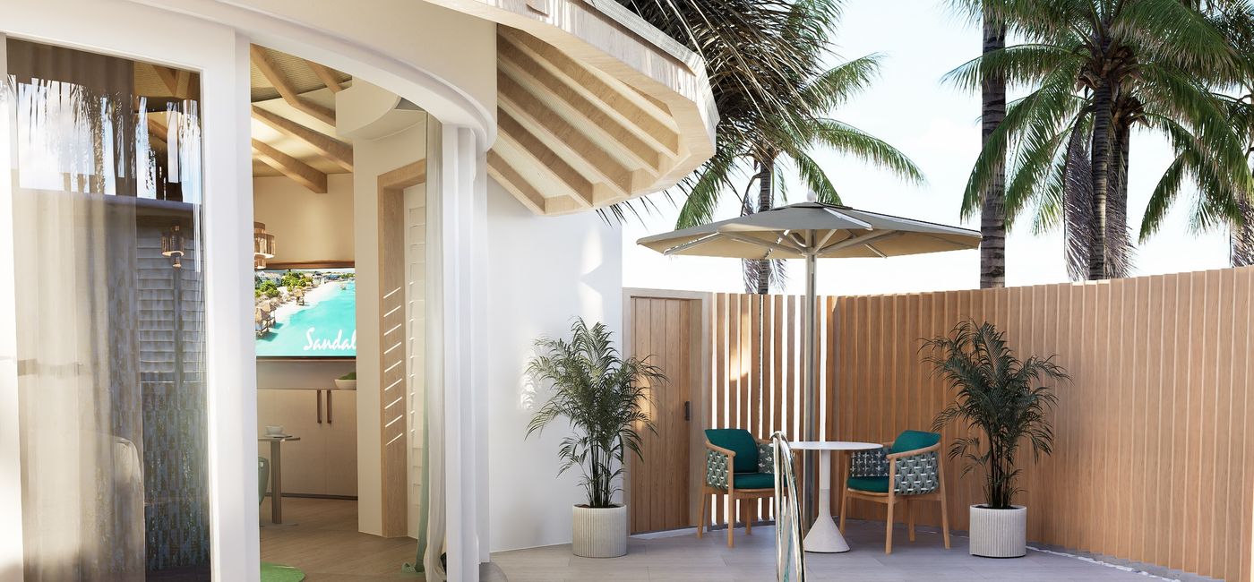Image: Les villas Rondoval avec service de majordome seront dotées de petites piscines privées (Source: Sandals Resorts)