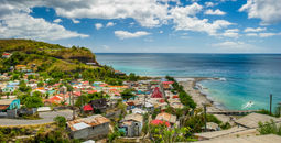 Village of Canaries on Saint Lucia