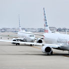 American Airlines, aircraft, two airplanes, airplanes