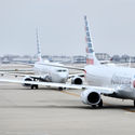 American Airlines, aircraft, two airplanes, airplanes
