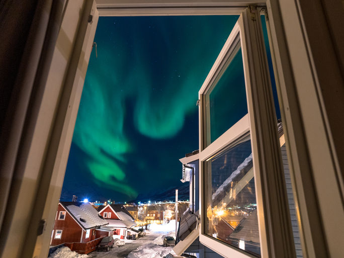 Northern lights in Tromso, Norway Northern lights in Tromso, Norway