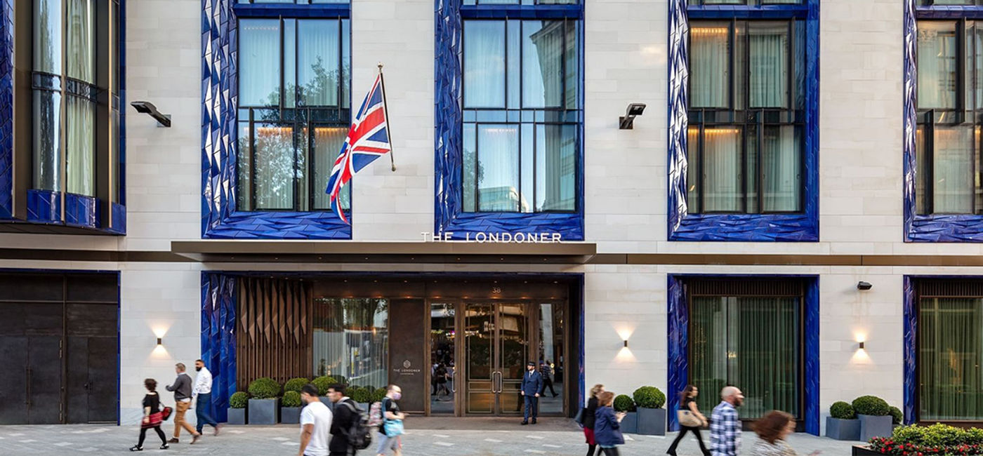 Image: The exterior of The Londoner in Leicester Square (Photo Credit: The Londoner)