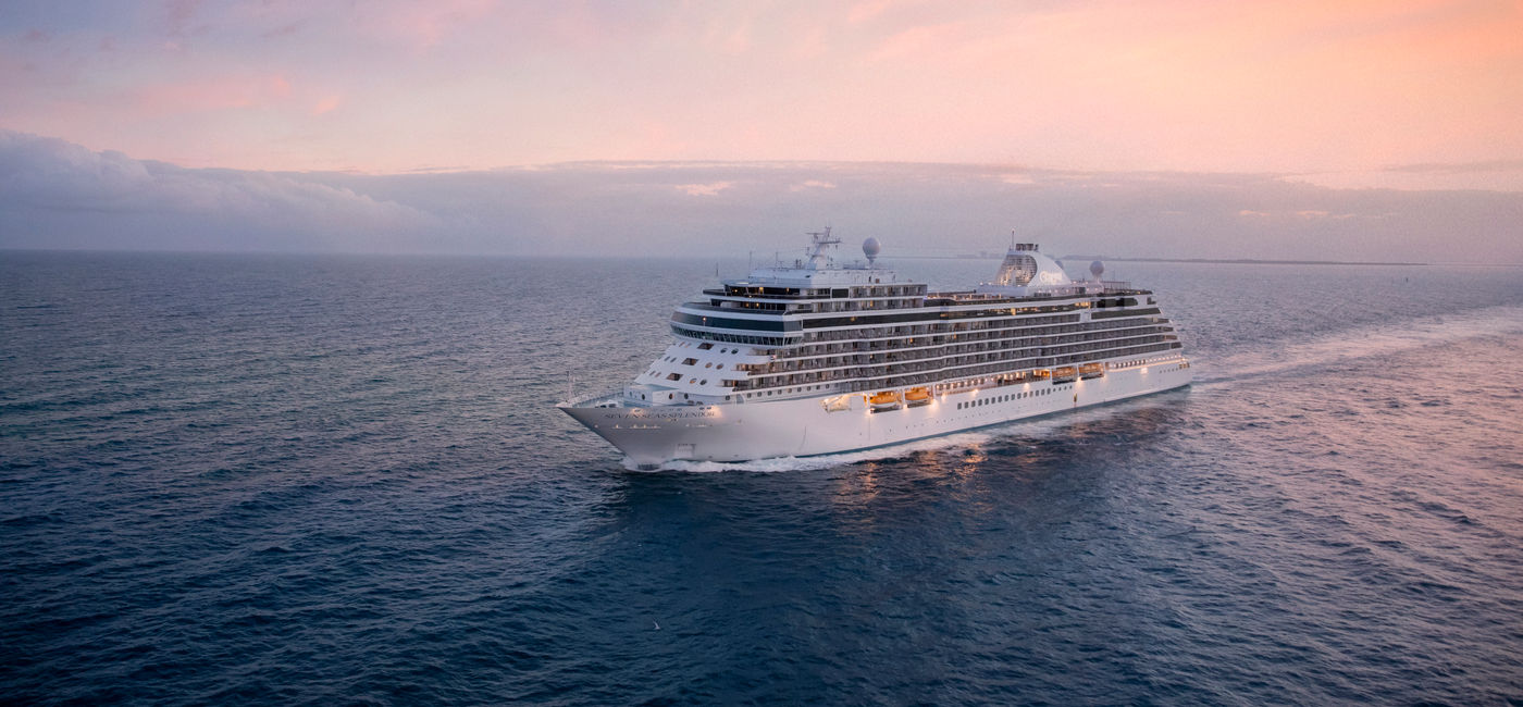 Image: Accommodation upgrades will begin with Seven Seas Splendor when she enters dry dock in November 2027. (Photo Credit: Regent Seven Seas Cruises)