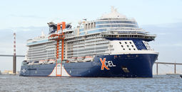 Celebrity Xcel during sea trials