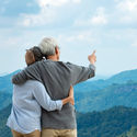 Elderly travel, traveler, couple, married, travels