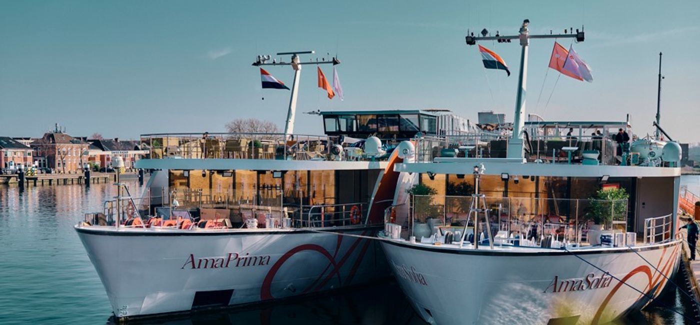 Image: AmaWaterways was one of the suppliers winning rave reviews from advisors. Pictured, AmaSofia and AmaPrima (Source: AmaSofia and AmaPrima)