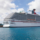 Carnival Pride docked in Nassau, Bahamas