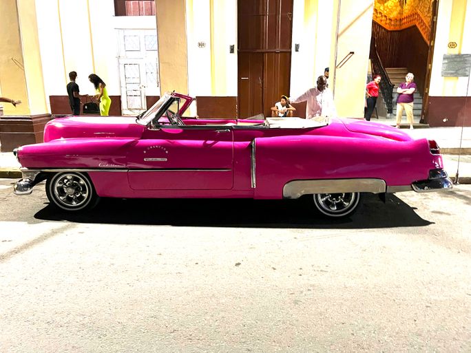 Cuban Car on the street Cuban Car on the street