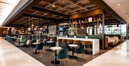 Delta unveils new Sky Club at Atlanta Hartsfield-Jackson Airport.
