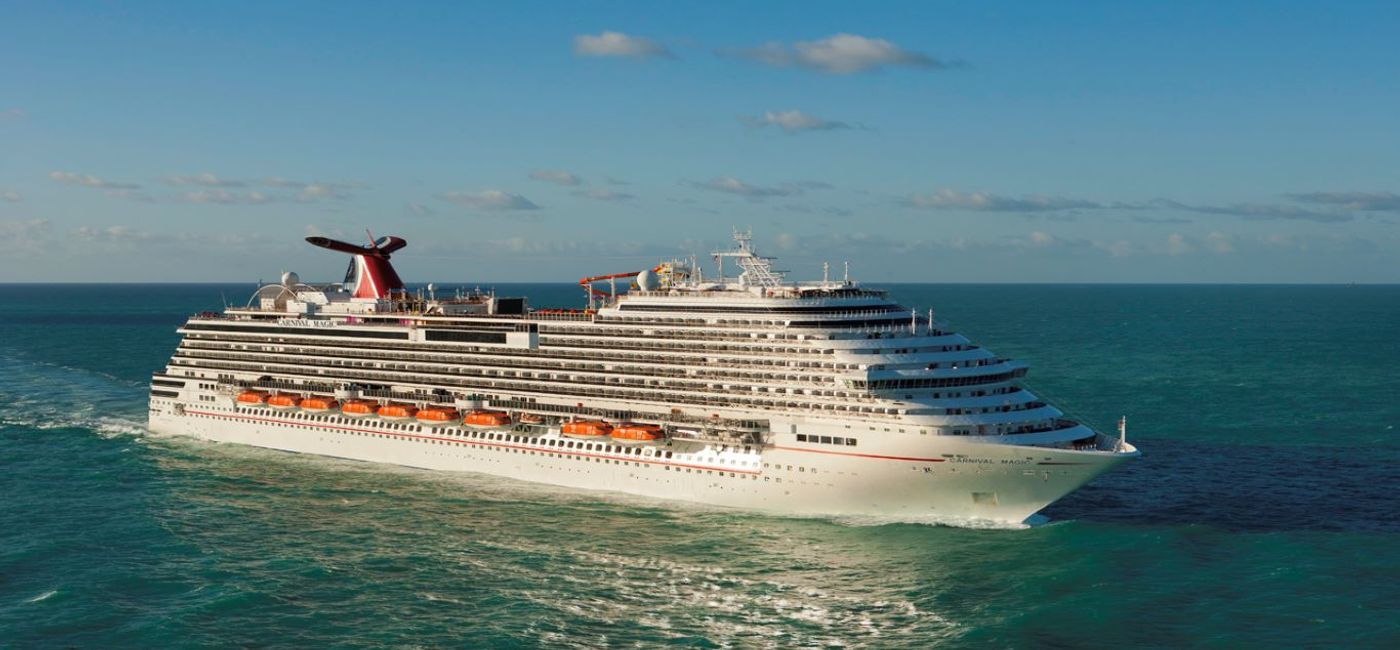 Image: Exterior of Carnival Magic. (photo via Carnival Cruise Line)
