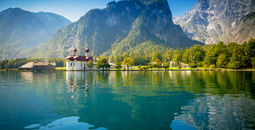 Enjoy serene Bavarian lakes.