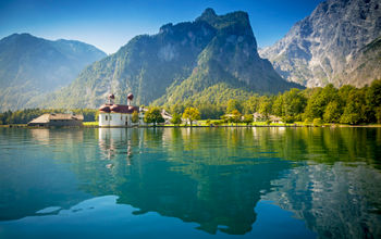 Enjoy serene Bavarian lakes.