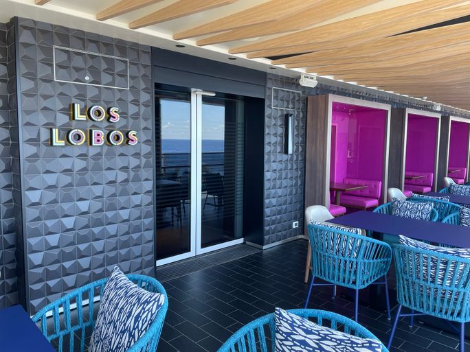 Los Lobos, the premium Mexican specialty restaurant onboard Norwegian Luna