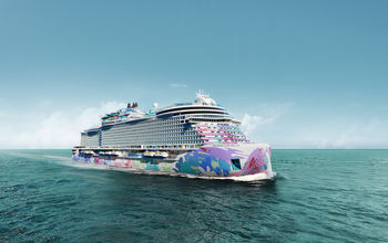 A rendering of Norwegian Bella