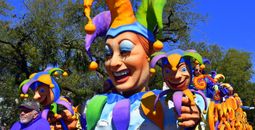 Mardi Gras parade in New Orleans