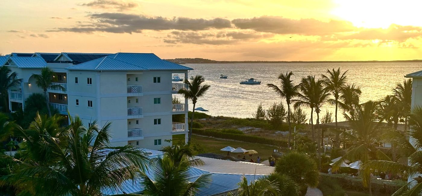 Image: Sunset view from Alexandra Resort, Turks and Caicos (Photo Credit: Noreen Kompanik)