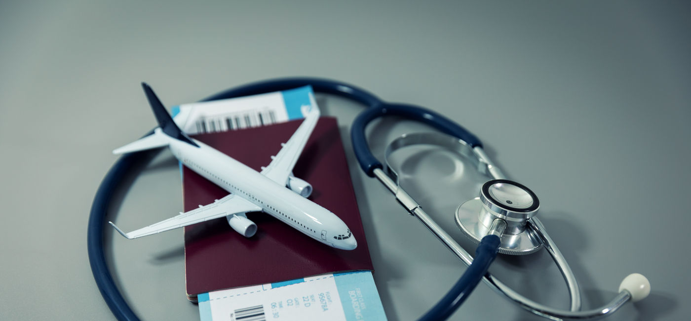 Image: Medical travel insurance. (Photo Credit: Adobe Stock/ronstik)