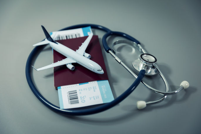 Medical travel insurance.