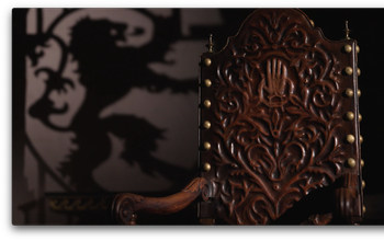 Game of Thrones, GoT, King's Landing, Westeros, Lannisters, Lion, chair, set