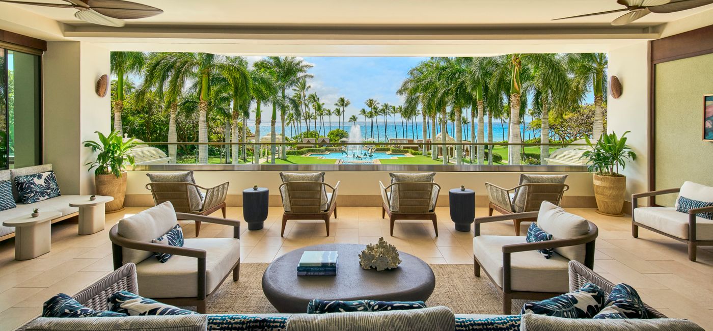 Image: The Kilolani Spa's Reflections Lounge at Grand Wailea, A Waldorf Astoria Resort. (Photo Credit: Hilton)