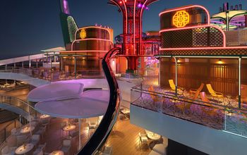 The Spiral @ Tree of Life is expected to be the longest dry slide at sea when it debuts aboard MSC World Asia