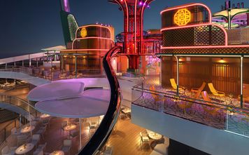 The Spiral @ Tree of Life is expected to be the longest dry slide at sea when it debuts aboard MSC World Asia