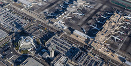 Aerial view of Los Angeles International Airport
