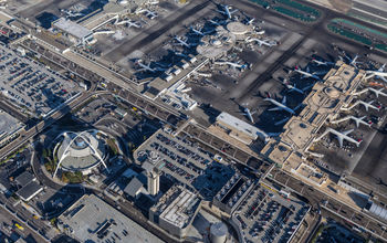 Aerial view of Los Angeles International Airport