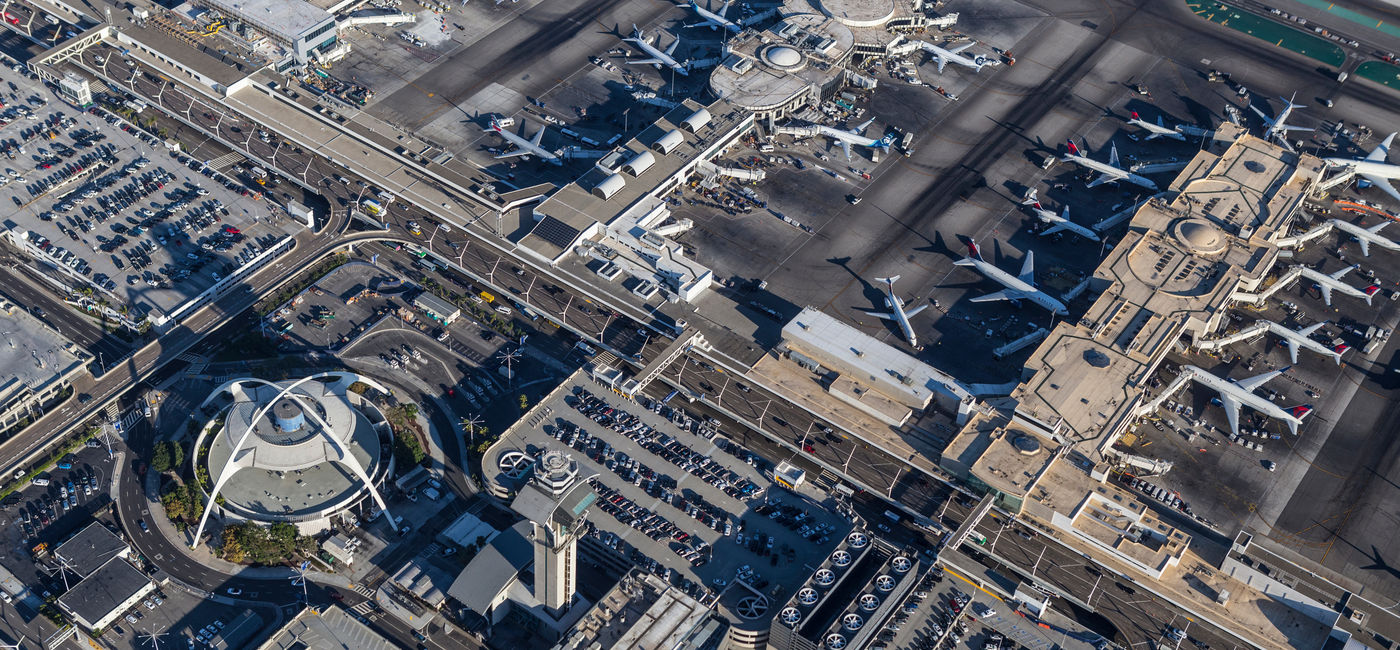 Image: Aerial view of Los Angeles International Airport. (Photo Credit: trekandphoto/Adobe)