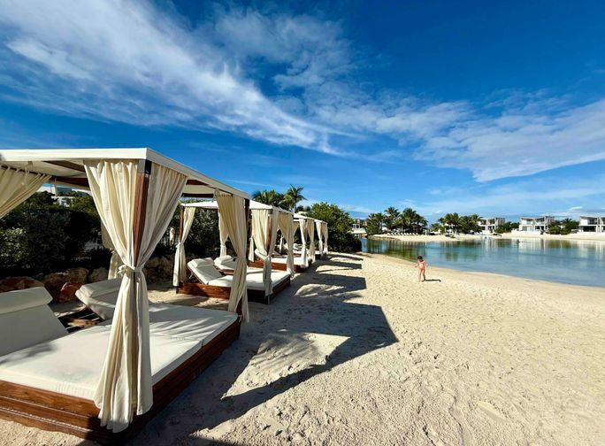 The beach at South Bank Resort in Turks & Caicos The beach at South Bank Resort in Turks & Caicos